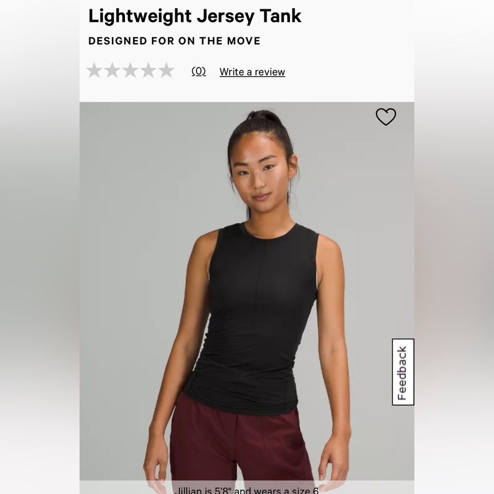 NEW LULULEMON TANK